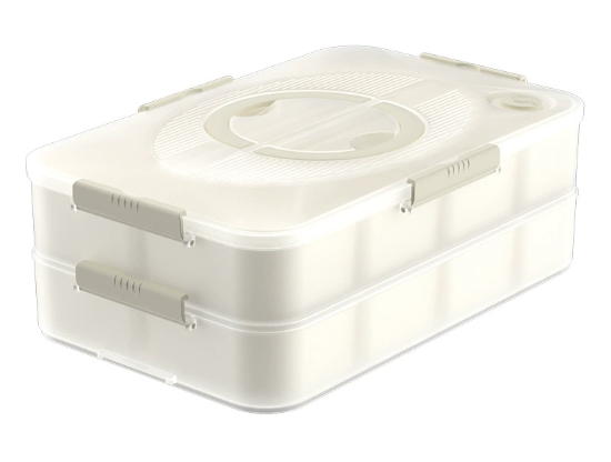 Square -handgreepopslagcontainer